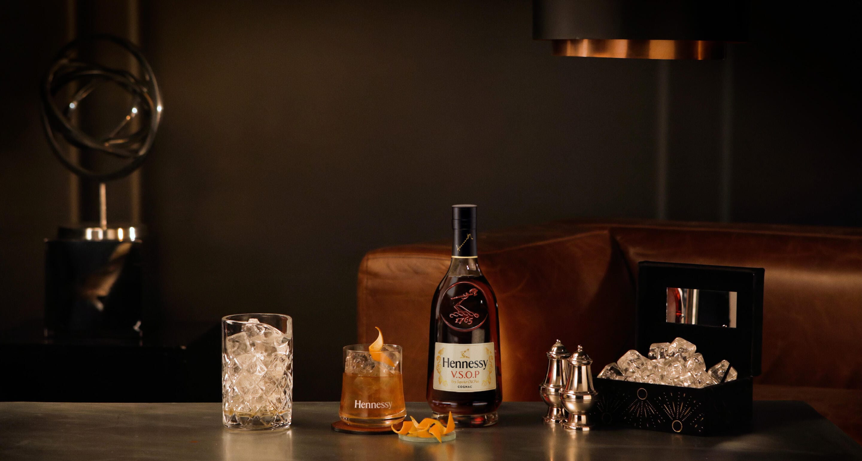 Recette de cocktail Old Fashioned Cognac Hennessy et sirop de sucre